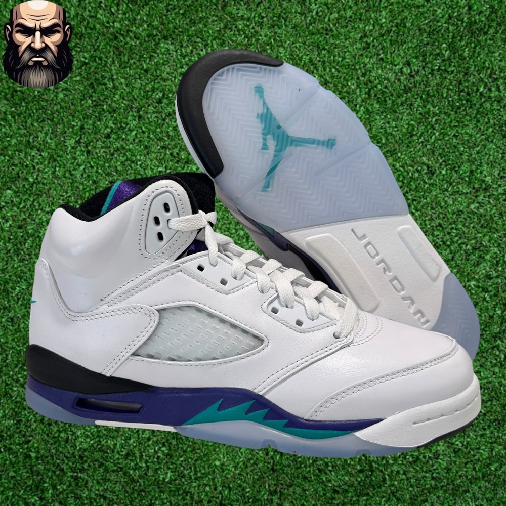 Air Jordan 5 Grape OG GS HQ7980-100 B-Grade Youth Size 6.5Y